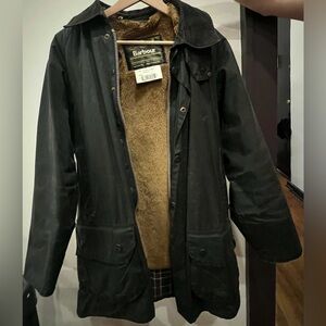 Barbour Beaufort men’s small/medium (size 36) with hood and liner